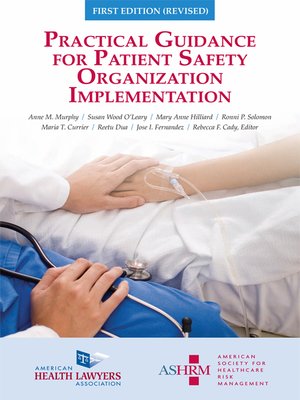 cover image of AHLA Practical Guidance for Patient Safety Organization Implementation (Non-Members)